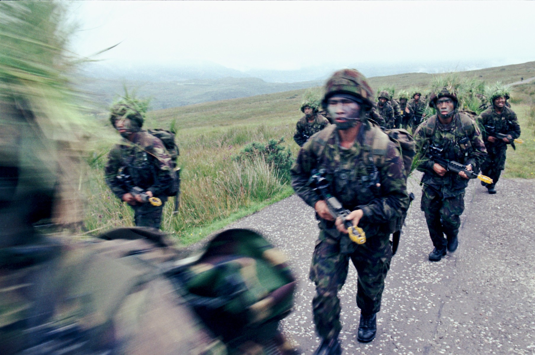 Platoon run, Scotland