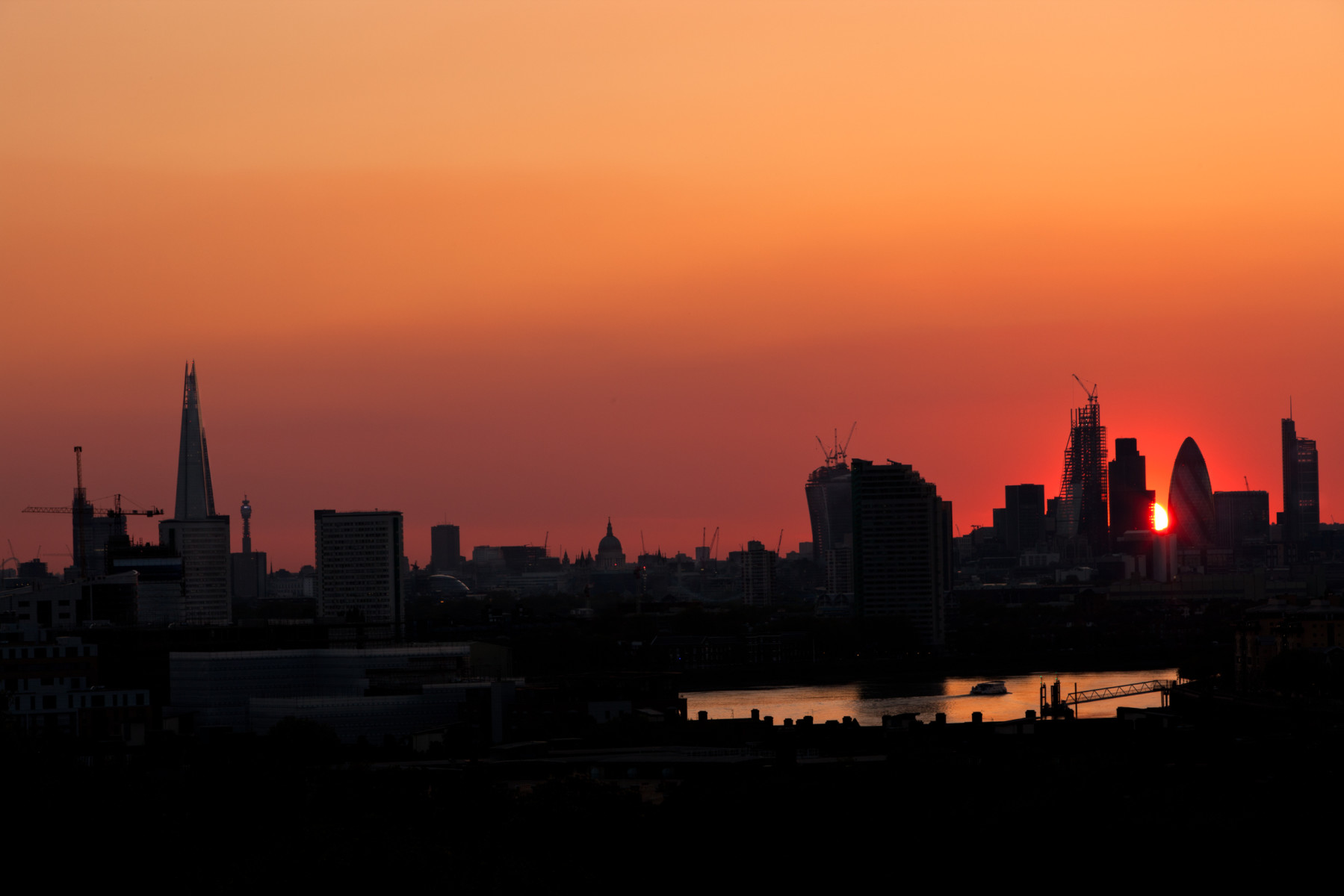 London skyline from Greenwich 2