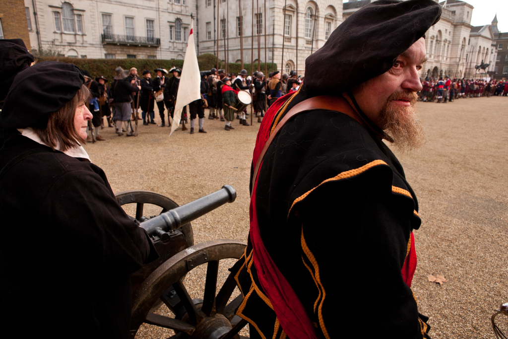 Commemoration of the execution of king Charles I on Horse Guards